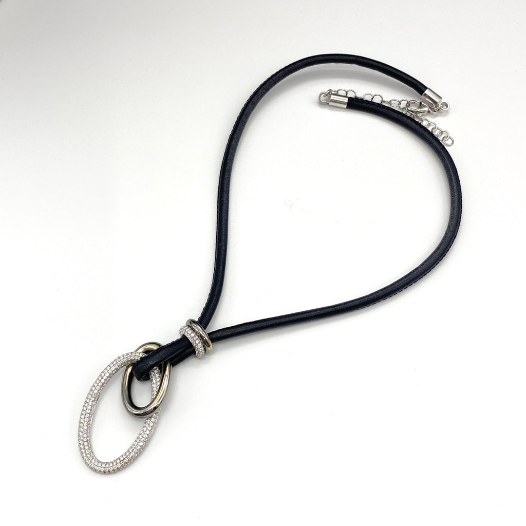 メレダイヤ デザインネックレス ペンダント ネックレス 750 ダイヤモンド レディース 【中古】nbjwl