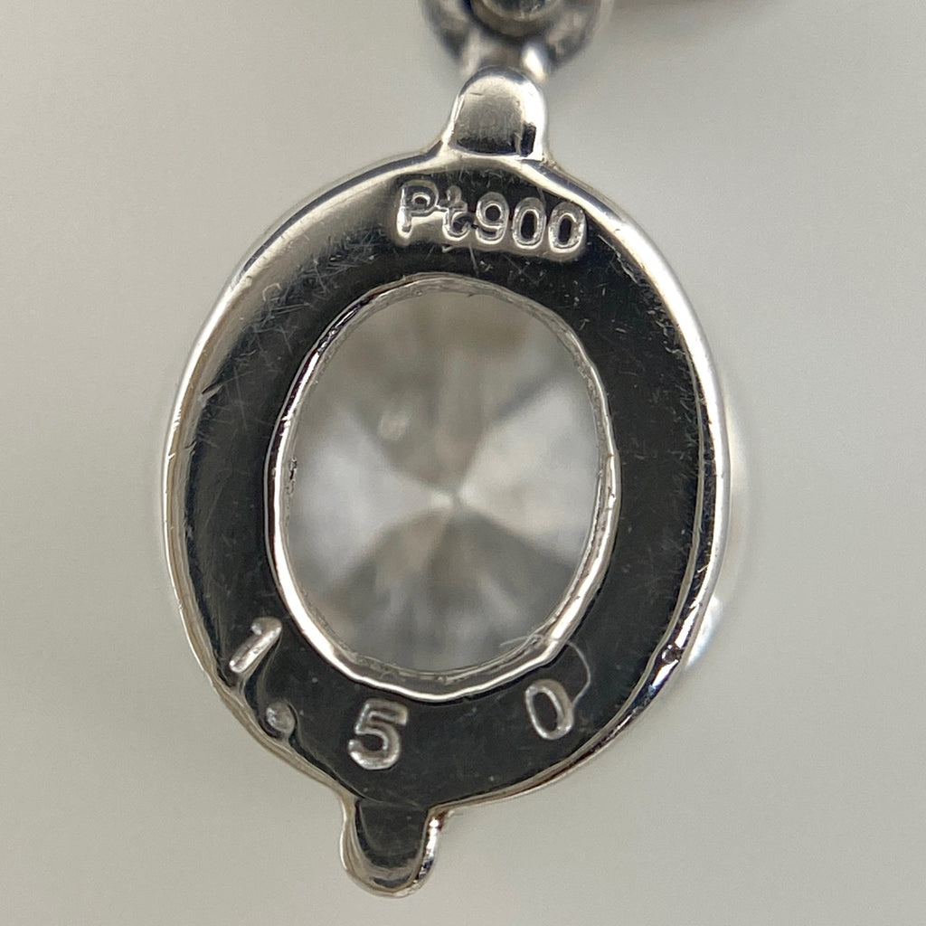 メレダイヤ デザインネックレス プラチナ ペンダント  ネックレス Pt900 Pt850 ダイヤモンド レディース 【中古】 
 ラッピング可