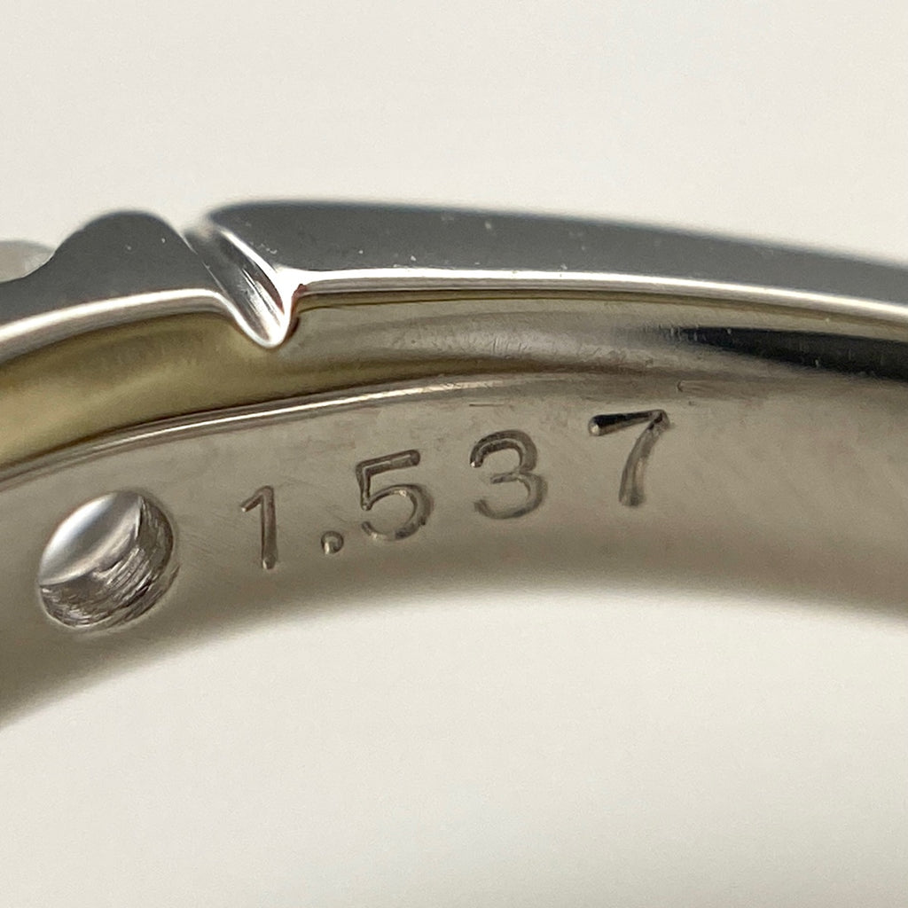 ダイヤモンド デザインリング プラチナ 指輪 メレダイヤ リング 10号 Pt850 ダイヤモンド レディース 【中古】 
 ラッピング可