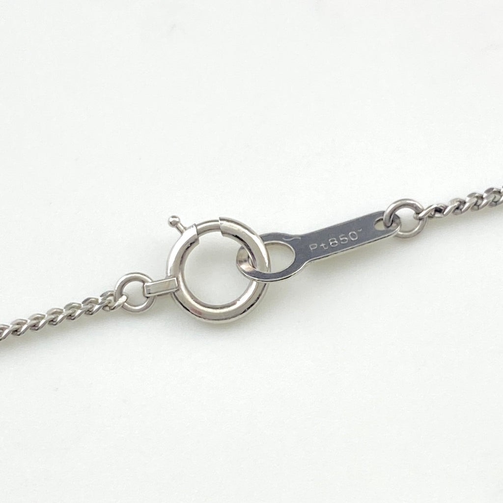 ダイヤモンド デザインネックレス プラチナ ペンダント ネックレス Pt900 Pt850 ダイヤモンド レディース 【中古】nbjwl