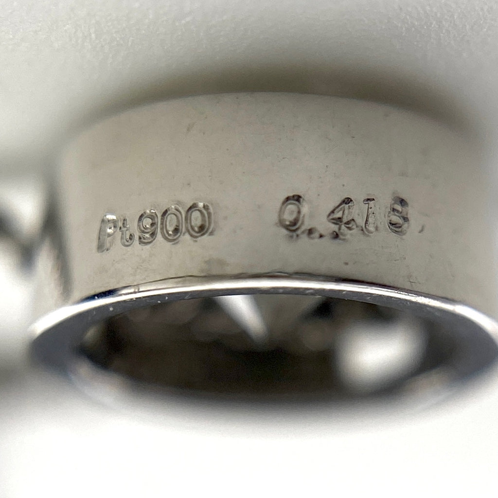 ダイヤモンド デザインネックレス プラチナ ペンダント ネックレス Pt900 Pt850 ダイヤモンド レディース 【中古】nbjwl