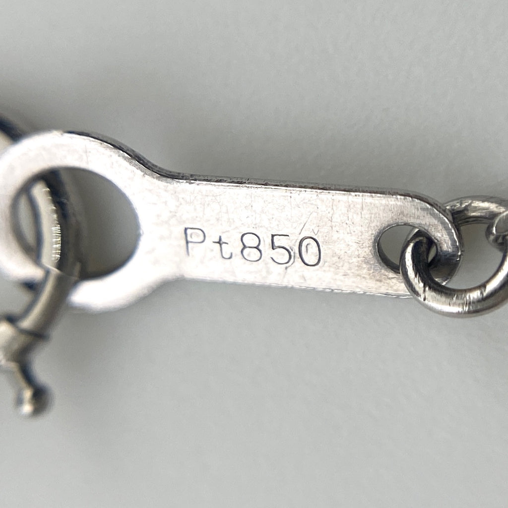 ダイヤモンド デザインネックレス プラチナ ペンダント ネックレス Pt900 Pt850 ダイヤモンド レディース 【中古】nbjwl