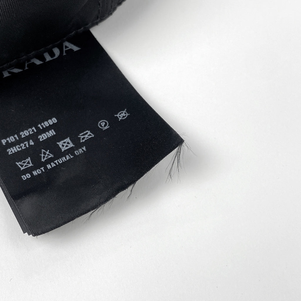 プラダ ロゴプレート キャップ ベースボールキャップ RE-NYLON 帽子 キャップ ナイロン ネロ(ブラック) レディース 【中古】brapp