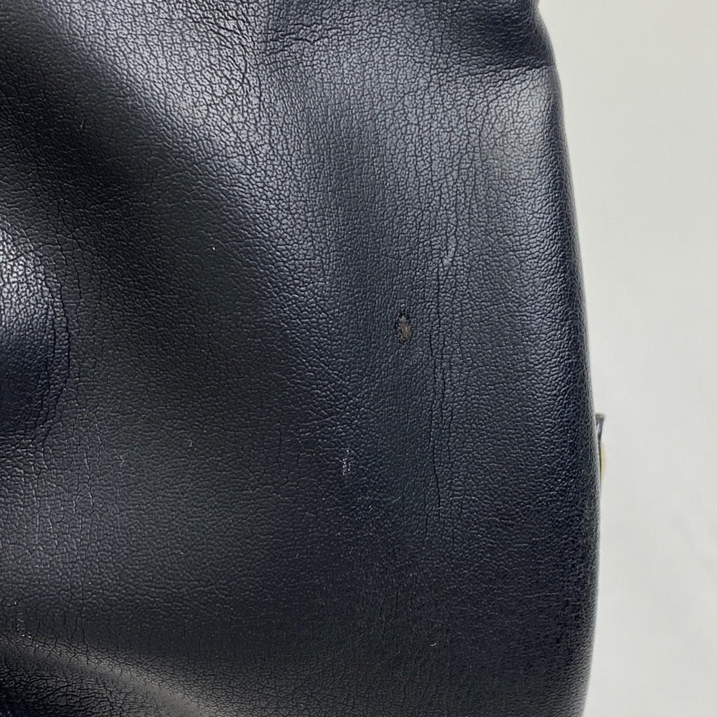 クロエ エデン トートバッグ ロゴ ショルダーバッグ トートバッグ レザー ブラック レディース 【中古】brbag