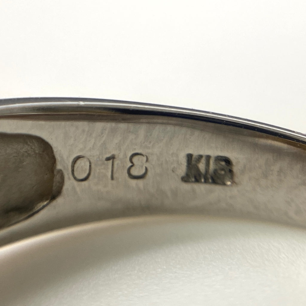 ルビー デザインリング プラチナ YG イエローゴールド 指輪 メレダイヤ ダイヤモンド リング 12号 Pt900 K18 ルビー レディース 【中古】nbjwl