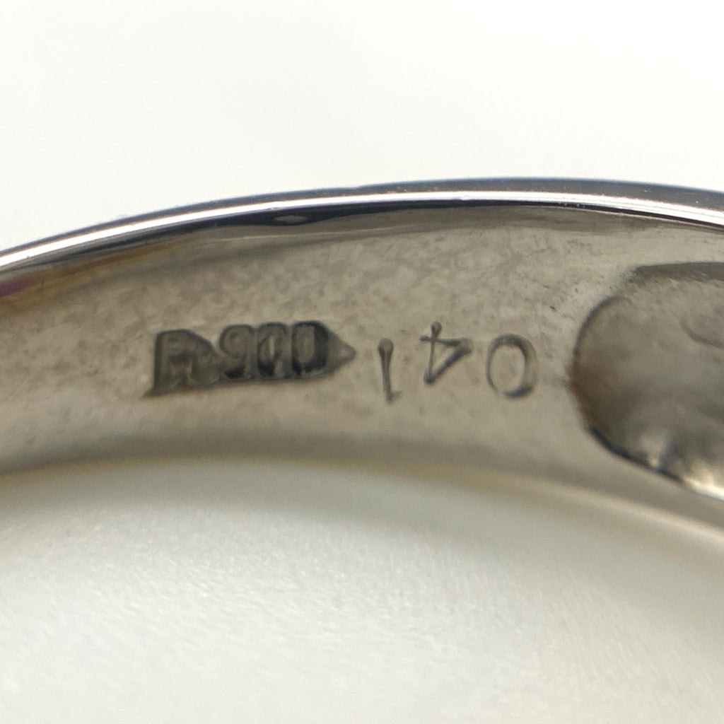 ルビー デザインリング プラチナ YG イエローゴールド 指輪 メレダイヤ ダイヤモンド リング 12号 Pt900 K18 ルビー レディース 【中古】nbjwl