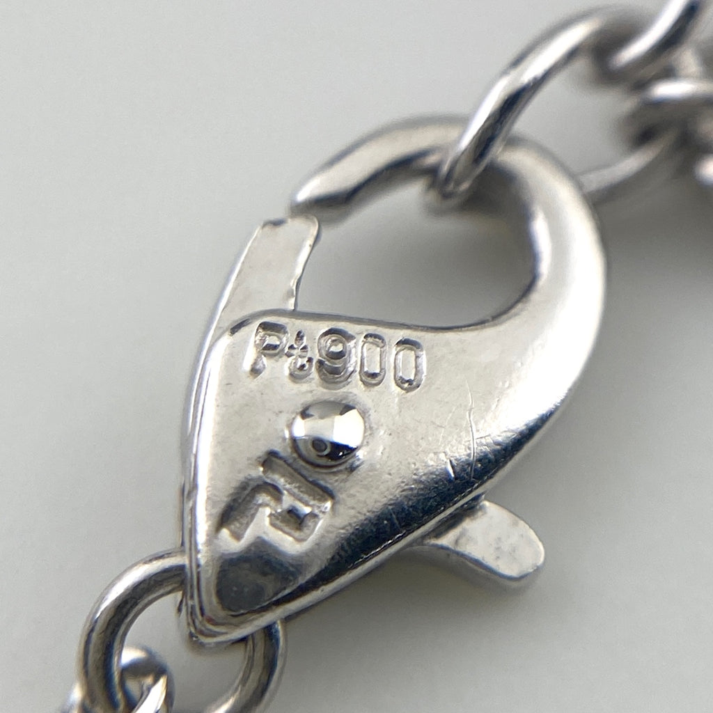 ポーラ ダイヤモンド デザインネックレス WG ホワイトゴールド プラチナ ペンダント メレダイヤ ダイヤモンド ネックレス 750 WG Pt900 レディース 【中古】brjwl