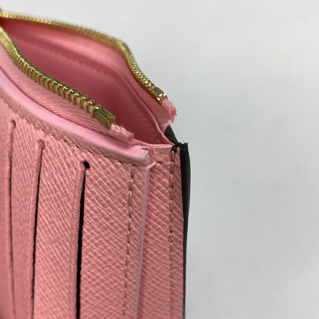 ルイ・ヴィトン ポルト フォイユ ヴィクトリーヌ ヴィヴィエンヌ 日本限定 三つ折り財布 モノグラム ブラウン ピンク M69754 レディース 【中古】 brbag