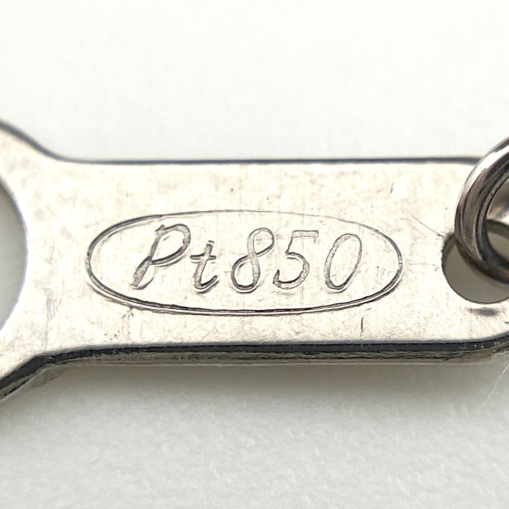 ダイヤモンド デザインネックレス プラチナ ペンダント メレダイヤ ネックレス Pt900 Pt850 ダイヤモンド レディース 【中古】nbjwl