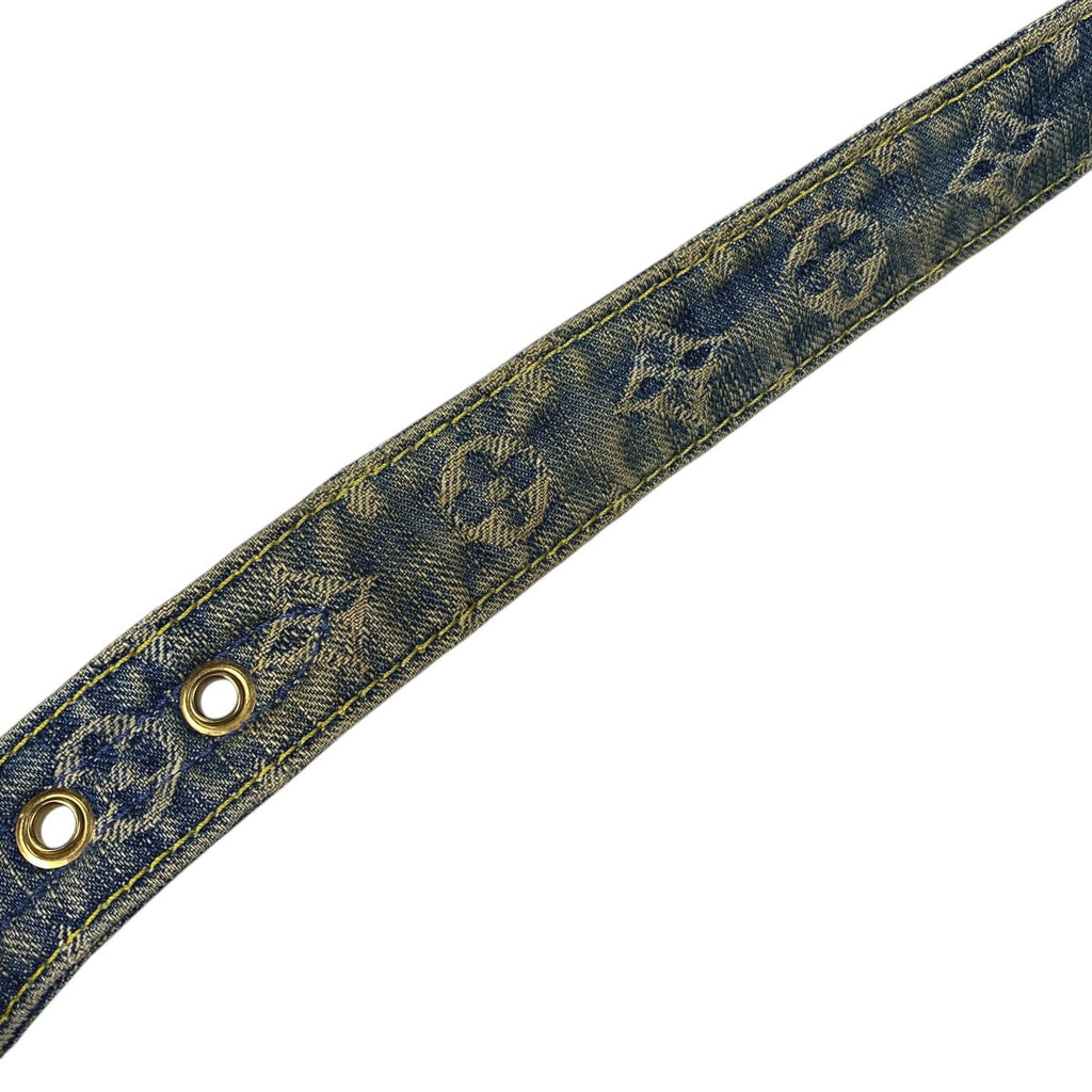 ルイ・ヴィトン バムバッグ ウエストバッグ ボディバッグ モノグラムデニム ブルー M95347 レディース 【中古】brbag
