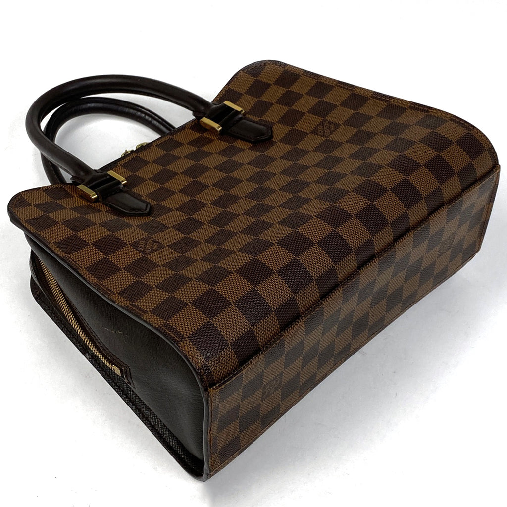 ルイ・ヴィトン トリアナ 手提げ ハンドバッグ ダミエ ブラウン N51155 レディース 【中古】 brbag