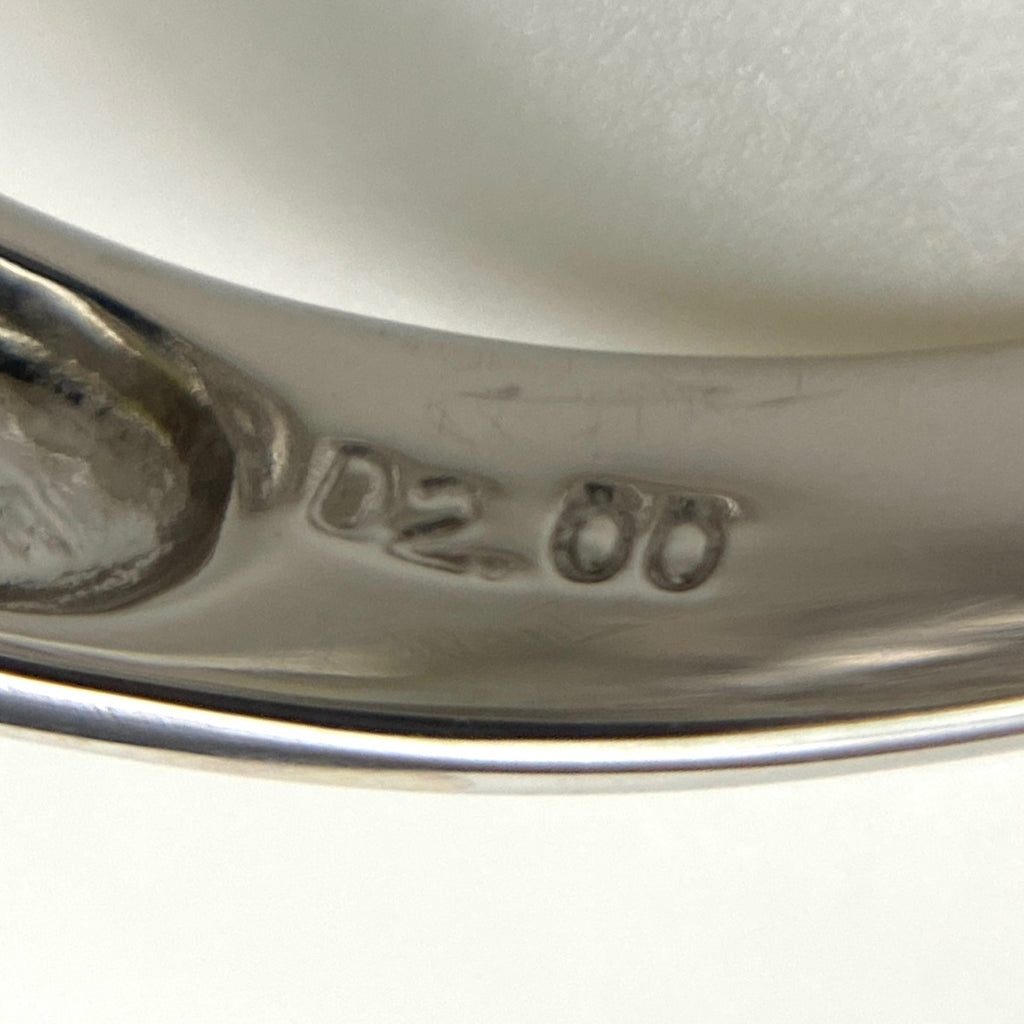 メレダイヤ デザインリング プラチナ 指輪 リング 13号 Pt900 ダイヤモンド レディース 【中古】nbjwl