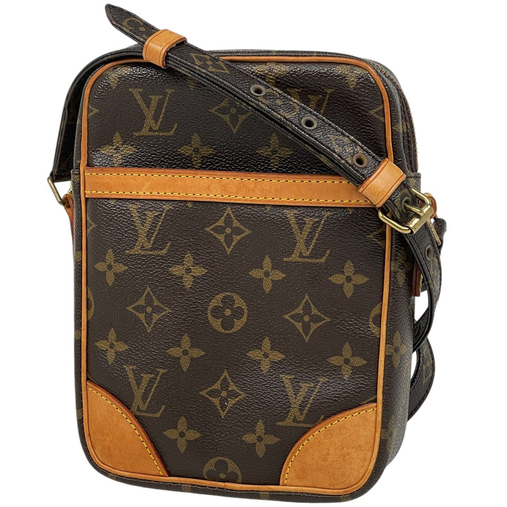 ルイ・ヴィトン ダヌーブ 斜め掛け ショルダーバッグ モノグラム ブラウン M45266 レディース 【中古】brbag