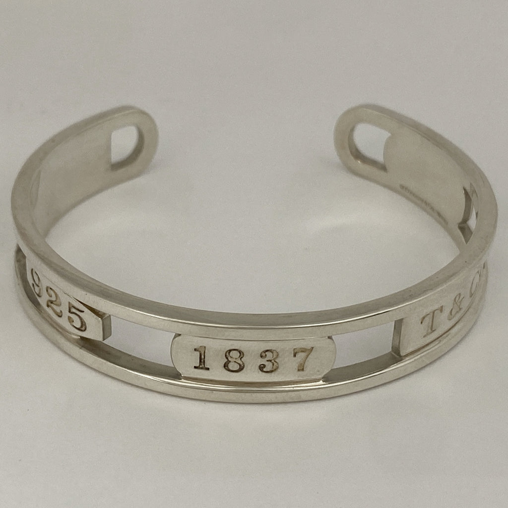ティファニー 1837 バングル ナロー オープン 腕輪 バングル シルバー925 シルバー レディース 【中古】bracc