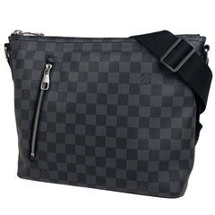 ルイ・ヴィトン ミック PM 肩掛け 斜め掛け メッセンジャーバッグ ショルダーバッグ ダミエグラフィット ブラック N41211 メンズ 【中古】brbag