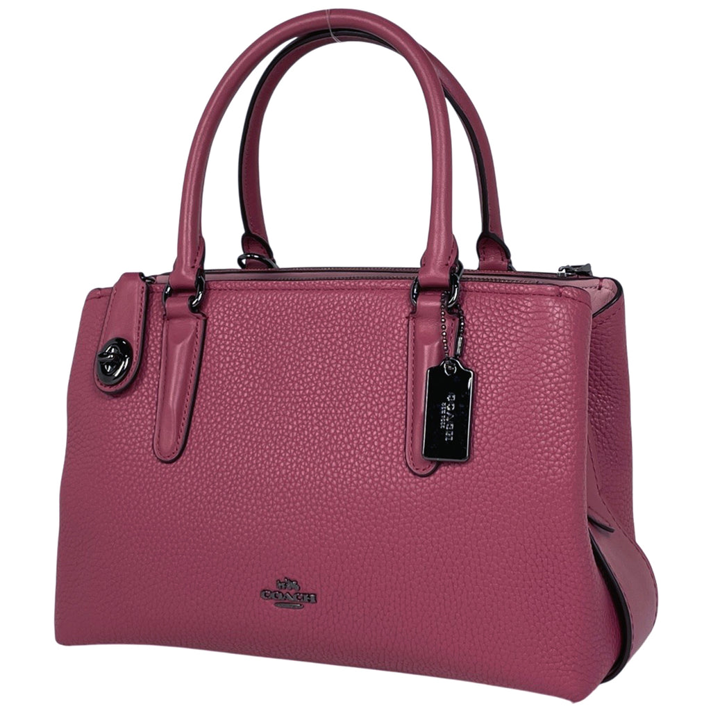 コーチ ブルックリン キャリーオール トートバッグ ロゴ ハンドバッグ レザー ピンク 56839 レディース 【中古】brbag