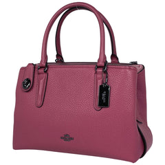 コーチ ブルックリン キャリーオール トートバッグ ロゴ ハンドバッグ レザー ピンク 56839 レディース 【中古】brbag
