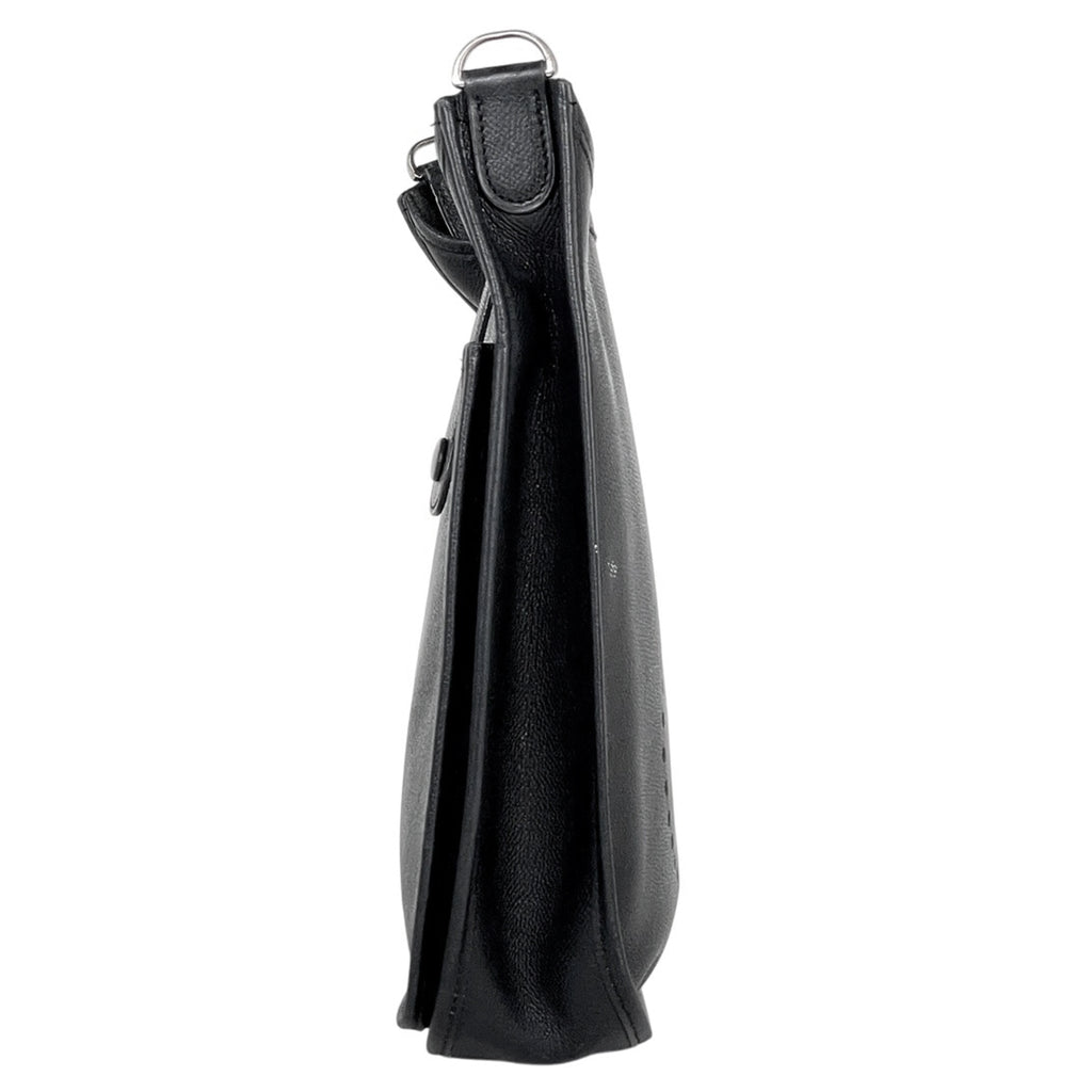 エルメス エヴリン 2 PM パンチング Hロゴ ショルダーバッグ ヴォーエプソン ノワール □H レディース 【中古】brbag