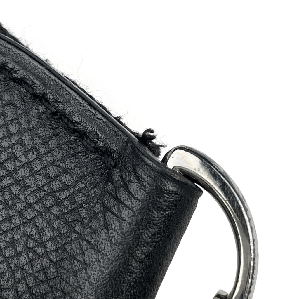 エルメス エヴリン 2 PM パンチング Hロゴ ショルダーバッグ ヴォーエプソン ノワール □H レディース 【中古】brbag