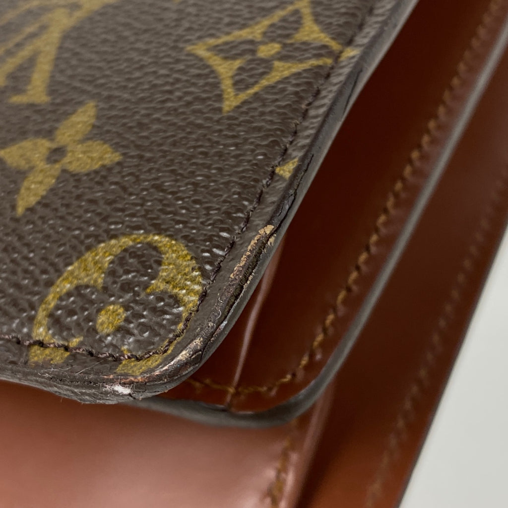 【ジャンク品】ルイ・ヴィトン コンコルド 手提げ ハンドバッグ モノグラム ブラウン M51190 レディース 【中古】