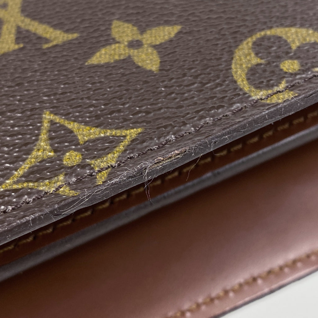 【ジャンク品】ルイ・ヴィトン コンコルド 手提げ ハンドバッグ モノグラム ブラウン M51190 レディース 【中古】