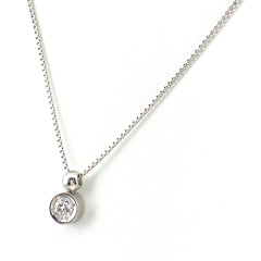 メレダイヤ デザインネックレス プラチナ ペンダント ネックレス Pt900 Pt850 ダイヤモンド レディース 【中古】nbjwl