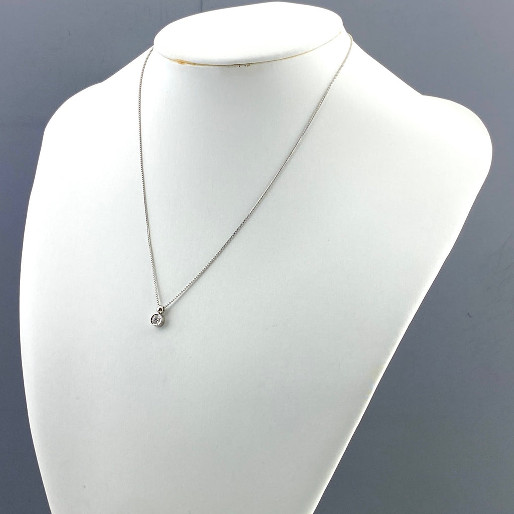 メレダイヤ デザインネックレス プラチナ ペンダント ネックレス Pt900 Pt850 ダイヤモンド レディース 【中古】nbjwl