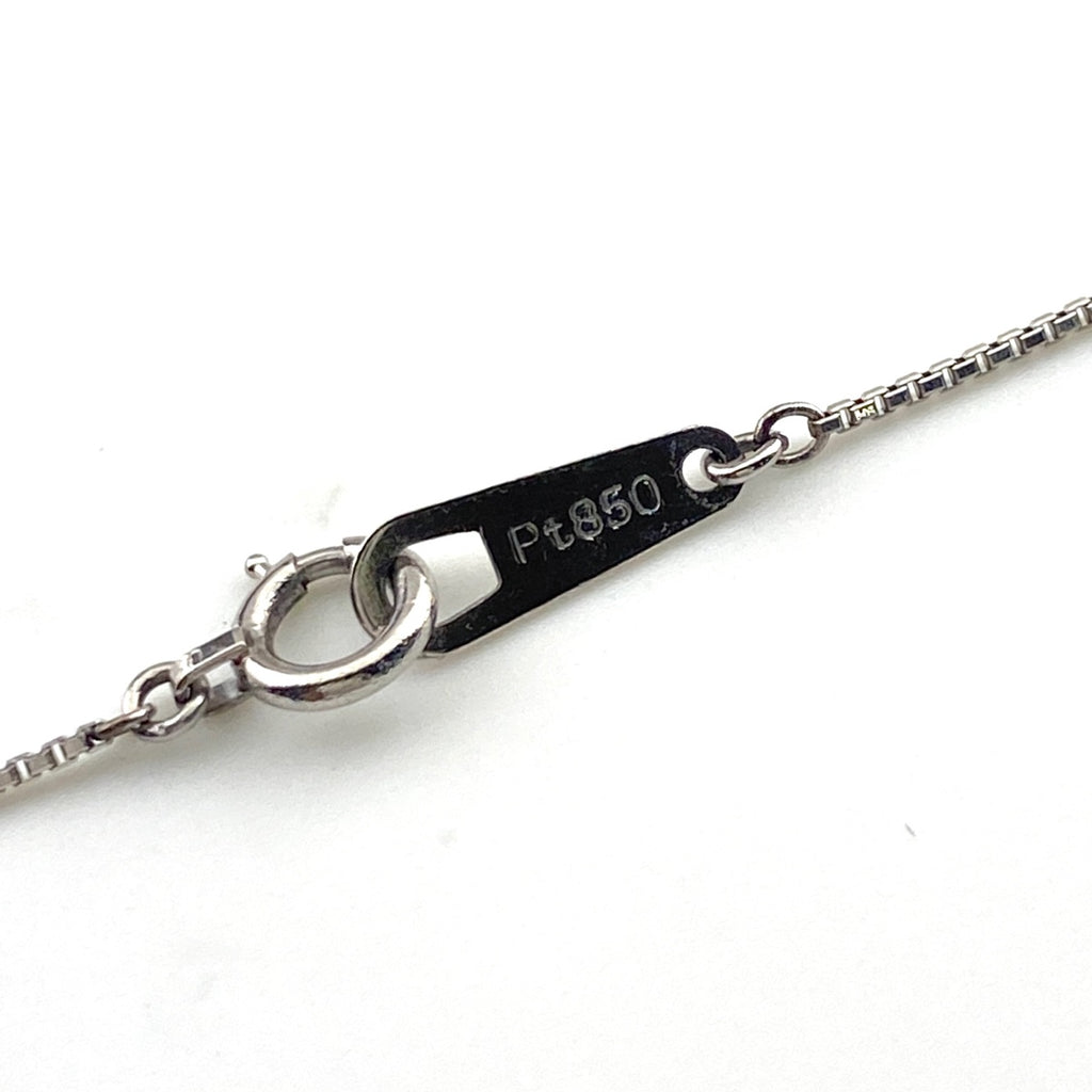 メレダイヤ デザインネックレス プラチナ ペンダント ネックレス Pt900 Pt850 ダイヤモンド レディース 【中古】nbjwl