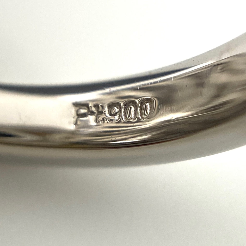 メレダイヤ デザインリング プラチナ 指輪 リング 12号 Pt900 ダイヤモンド レディース 【中古】nbjwl