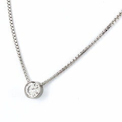 ダイヤモンド デザインネックレス プラチナ ペンダント ネックレス Pt850 ダイヤモンド レディース 【中古】nbjwl