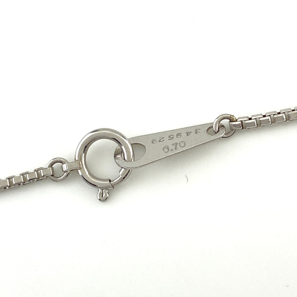 ダイヤモンド デザインネックレス プラチナ ペンダント ネックレス Pt850 ダイヤモンド レディース 【中古】nbjwl