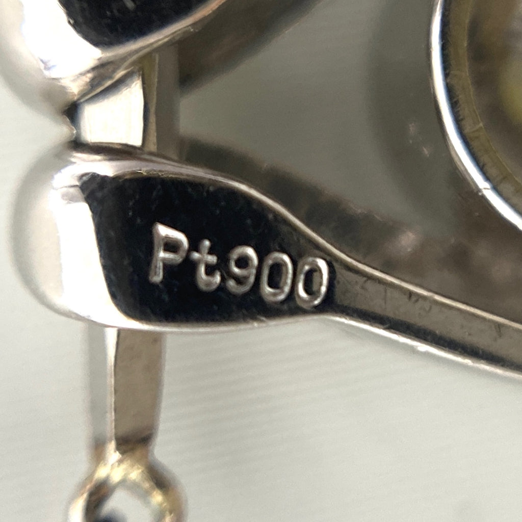 ダイヤモンド デザインネックレス プラチナ ペンダント ネックレス Pt900 Pt850 ダイヤモンド レディース 【中古】nbjwl
