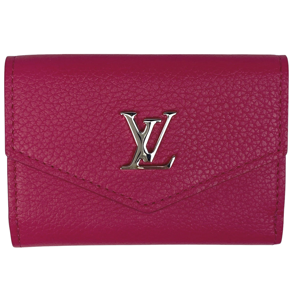 Louis Vuitton ポルトフォイユロックミニ ピンク 三つ折り財布