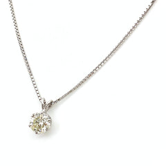 メレダイヤ デザインネックレス プラチナ ペンダント ネックレス Pt900 Pt850 ダイヤモンド レディース 【中古】nbjwl