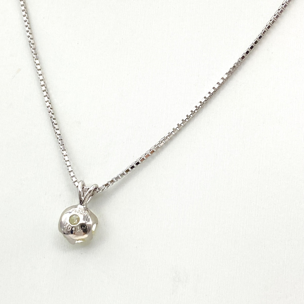 メレダイヤ デザインネックレス プラチナ ペンダント ネックレス Pt900 Pt850 ダイヤモンド レディース 【中古】nbjwl