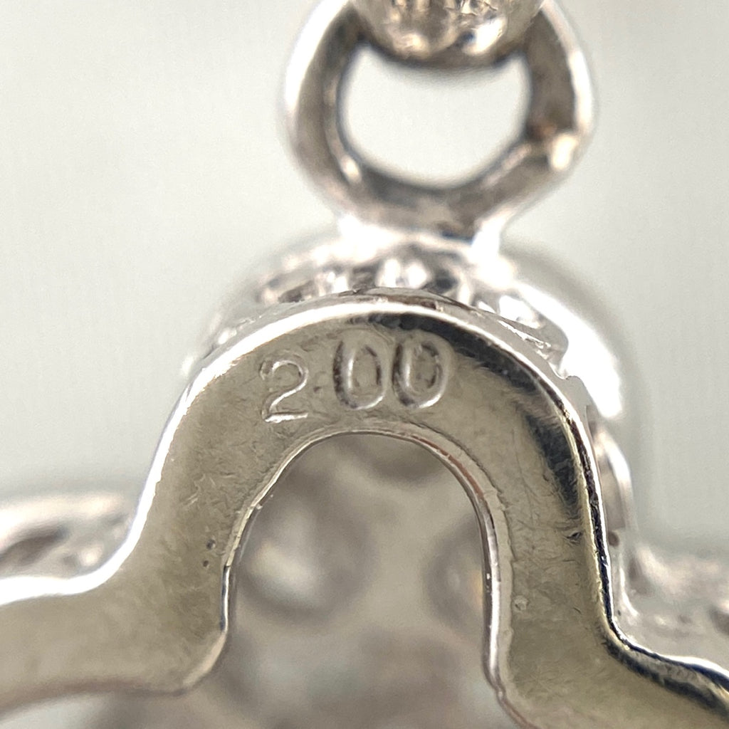 メレダイヤ デザインネックレス プラチナ ペンダント ネックレス Pt900 Pt850 ダイヤモンド レディース 【中古】nbjwl
