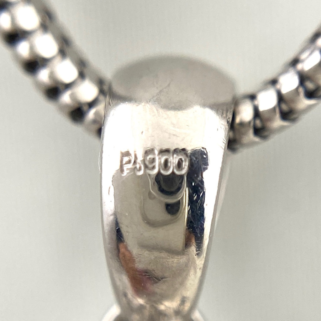 メレダイヤ デザインネックレス プラチナ ペンダント ネックレス Pt900 Pt850 ダイヤモンド レディース 【中古】nbjwl