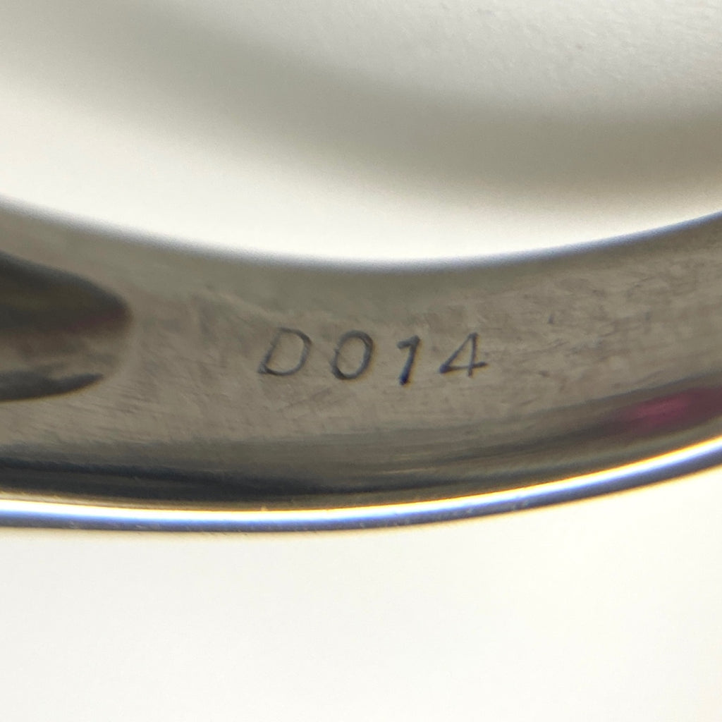 ルベライト デザインリング プラチナ 指輪 メレダイヤ リング 14号 Pt900 ダイヤモンド ルベライト レディース 【中古】nbjwl