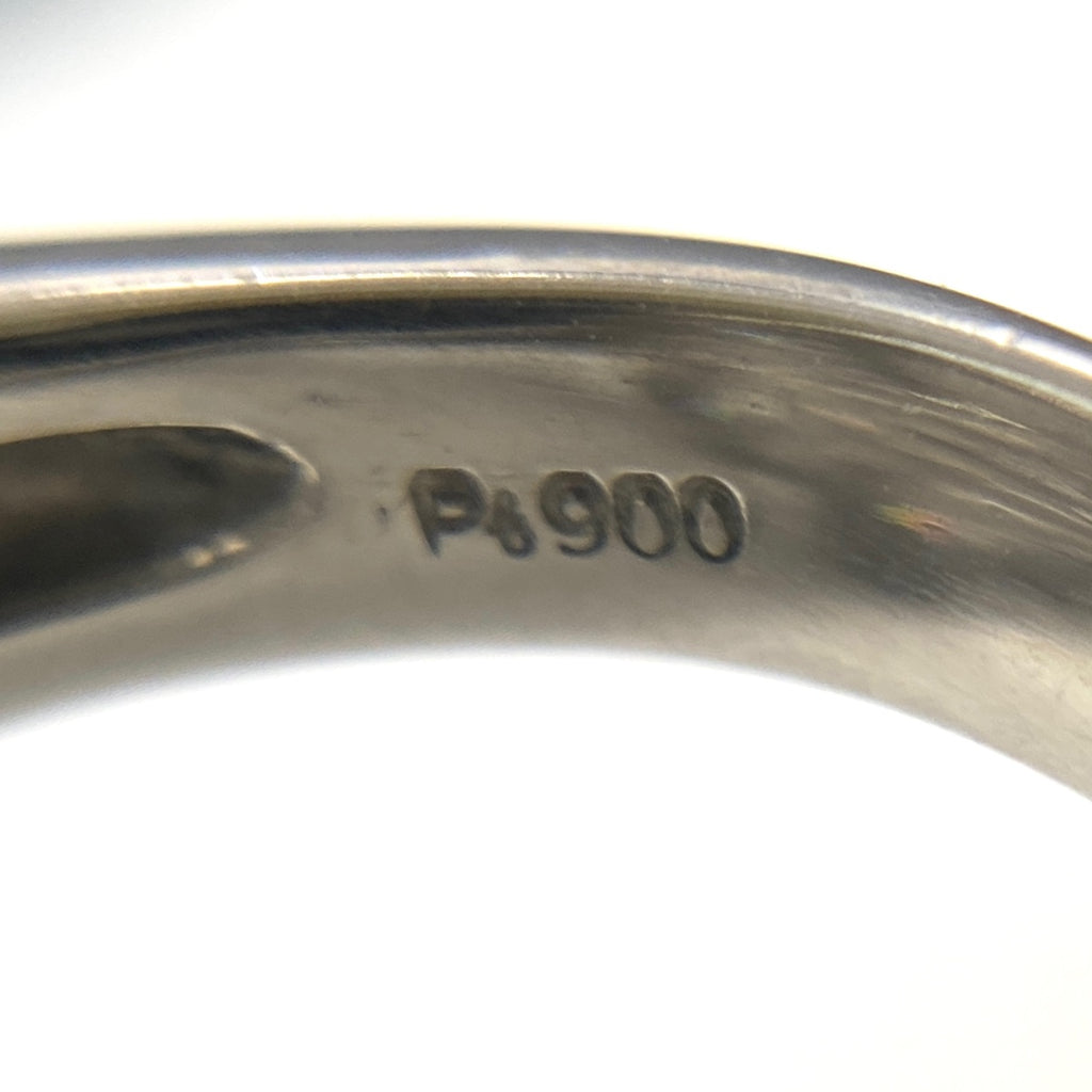 メレダイヤ デザインリング プラチナ 指輪 リング 12号 Pt900 ダイヤモンド レディース 【中古】nbjwl