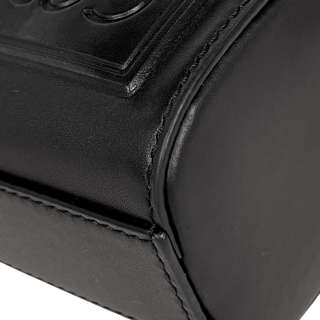 ロエベ ミニ カメラ クロスボディバッグ 2WAY ショルダーバッグ ハンドバッグ レザー ブラック レディース 【中古】 brbag