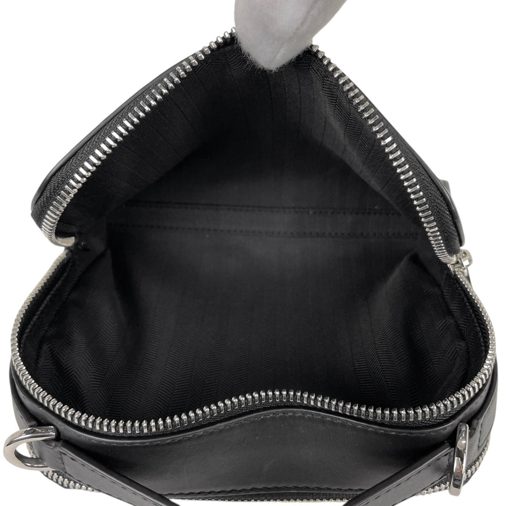 ロエベ ミニ カメラ クロスボディバッグ 2WAY ショルダーバッグ ハンドバッグ レザー ブラック レディース 【中古】 brbag