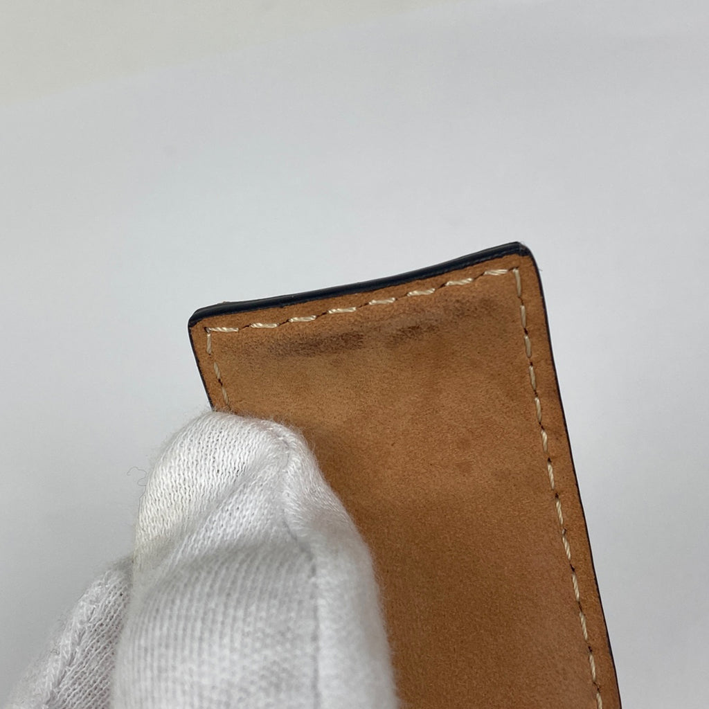 ロエベ スラップ ブレスレット 腕輪 ロゴ アナグラム ブレスレット レザー ブラウン レディース 【中古】 
 ラッピング可
