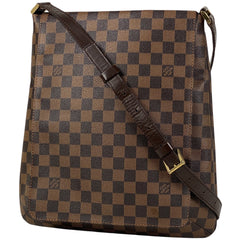 ルイ・ヴィトン ミュゼット 斜め掛け ショルダーバッグ ダミエ ブラウン N51302 レディース 【中古】brbag