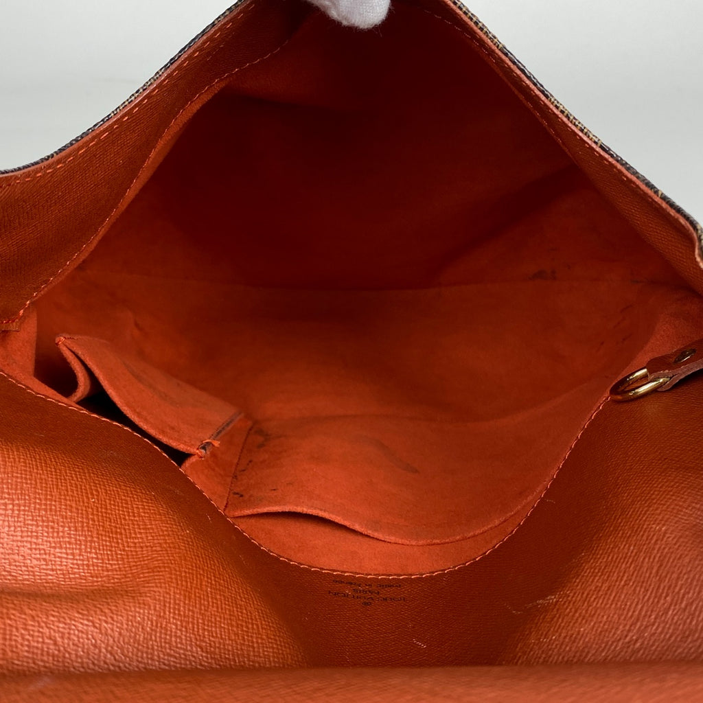 ルイ・ヴィトン ミュゼット 斜め掛け ショルダーバッグ ダミエ ブラウン N51302 レディース 【中古】brbag