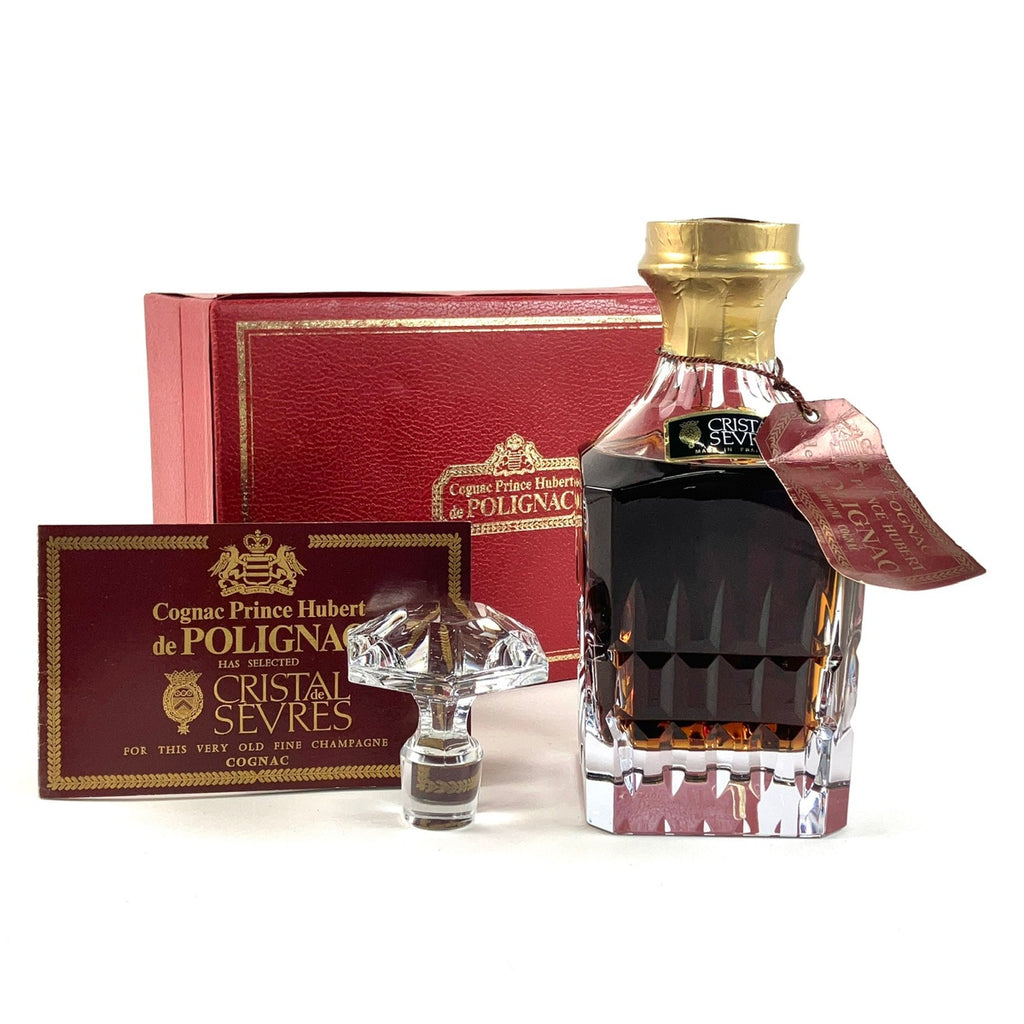 プリンス ユベールド ポリニャック Prince Hubert de Polignac セーブル クリスタル 700ml ブランデー コニャック 【古酒】liqbb