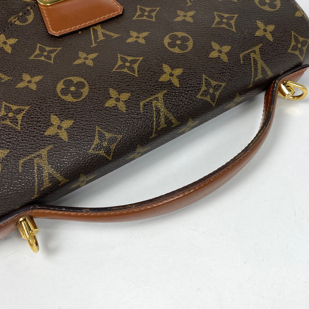 ルイ・ヴィトン モンソー 28 手提げ ハンドバッグ モノグラム ブラウン M51185 レディース 【中古】brbag