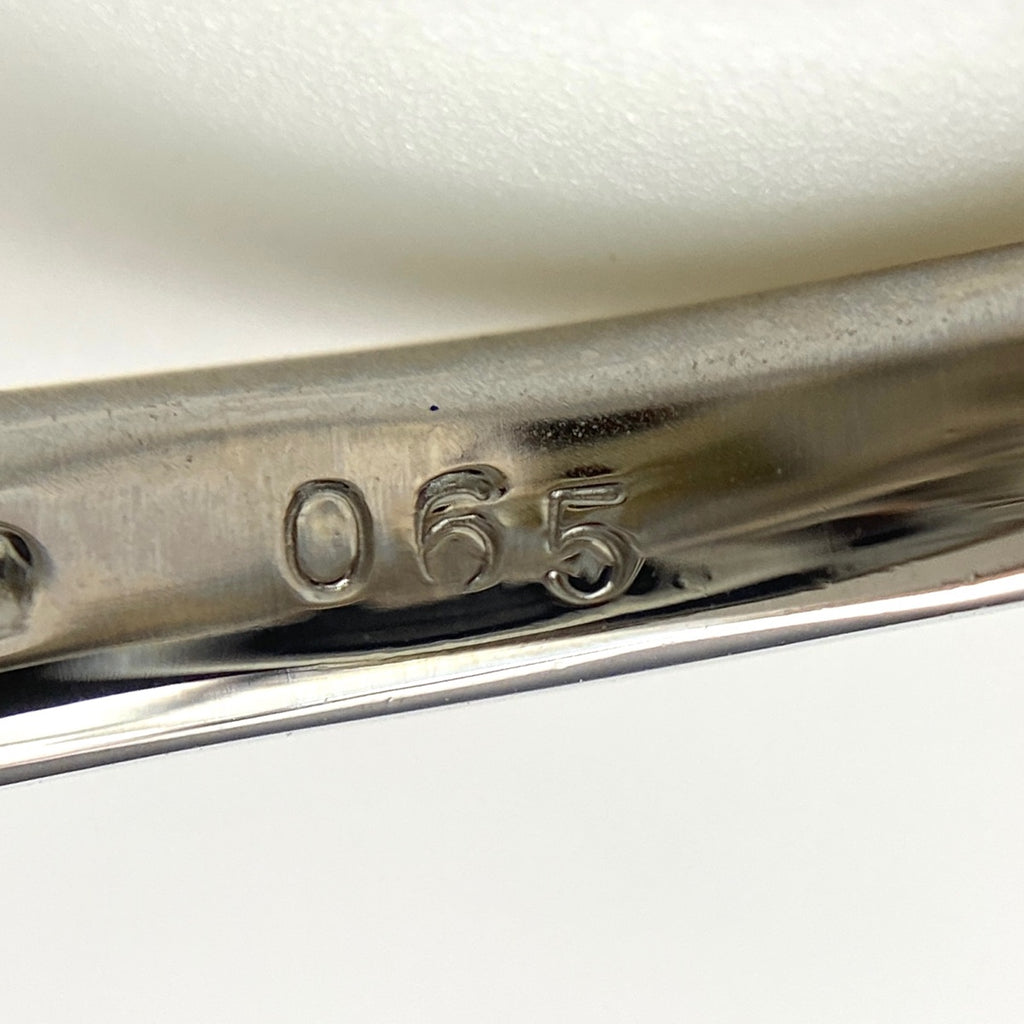 エメラルド デザインリング プラチナ 指輪 メレダイヤ リング 11.5号 Pt900 エメラルド ダイヤモンド レディース 【中古】nbjwl