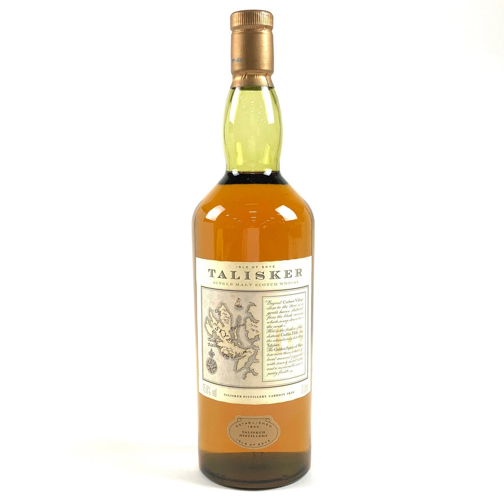 タリスカー TALISKER 10年 マップラベル 旧ボトル 1000ml スコッチウイスキー シングルモルト 【古酒】 liqbb