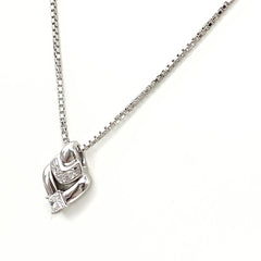 ポーラ メレダイヤ デザインネックレス プラチナ ペンダント ネックレス Pt900 ダイヤモンド レディース 【中古】brjwl