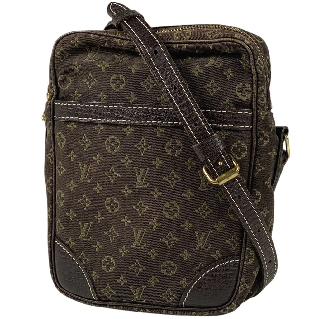 【在庫一掃】 ルイ・ヴィトン ダヌーブ ショルダーバッグ モノグラムミニラン エべヌ M95228 レディース 【中古】 brbag